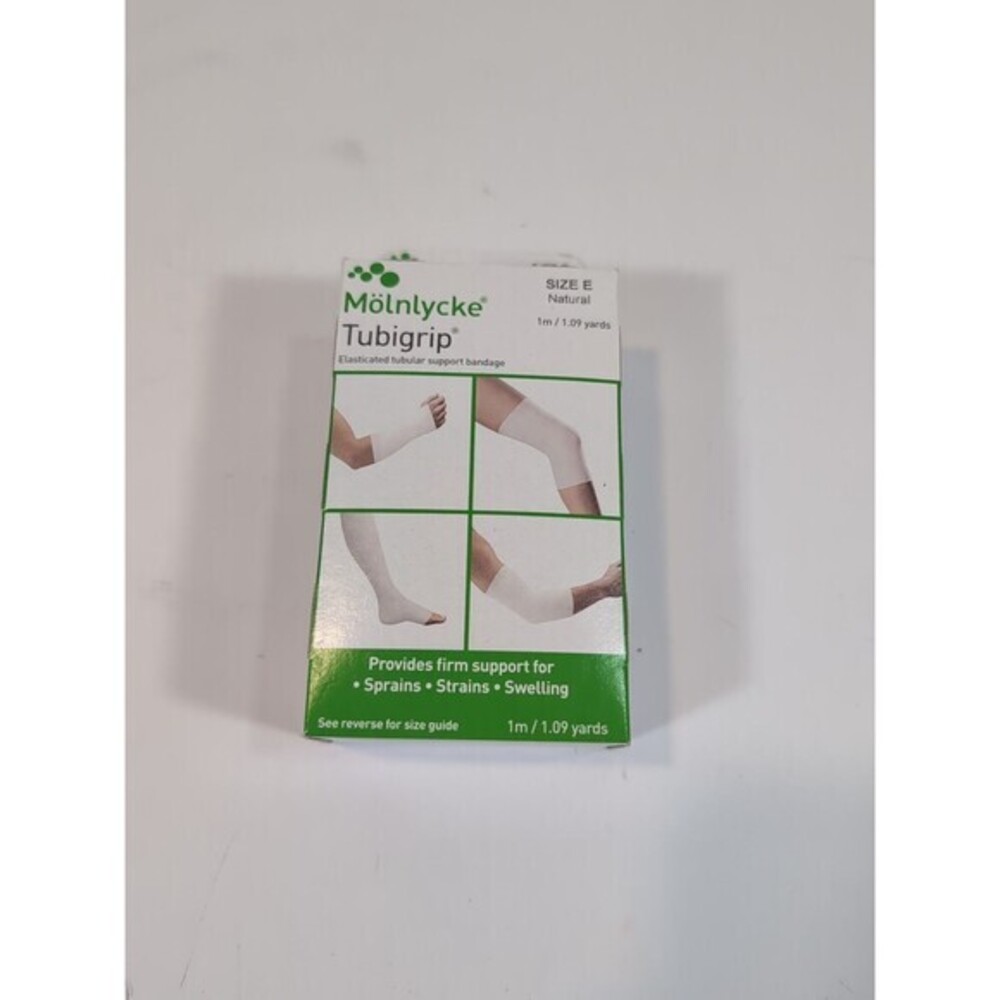 Molnlycke TUBIGRIP Size E Natural Elasticated Tubular Support Bandage 1M/1.09 Yd